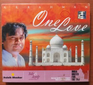 ONE LOVE - A.R. Rahman Album Audio Cd With Outer Cover (FACTORY SEALED PACK)