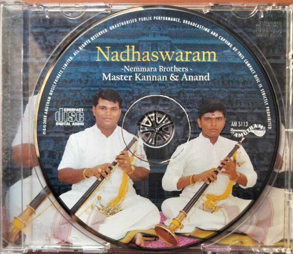 NADHASWARAM - Nemmara Brothers Master Kannan & Anand Classical Audio Cd - Image 2