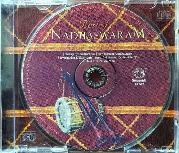 BEST OF NADHASWARAM - MPN Sethuraman & Ponnusamy Classical Audio Cd - Image 2