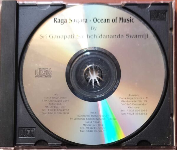 RAGA SAGARA LIVE CONCERT IN HYDERABAD - Sri Ganapati Sachchidananda Swamiji Classical Audio Cd - Image 2