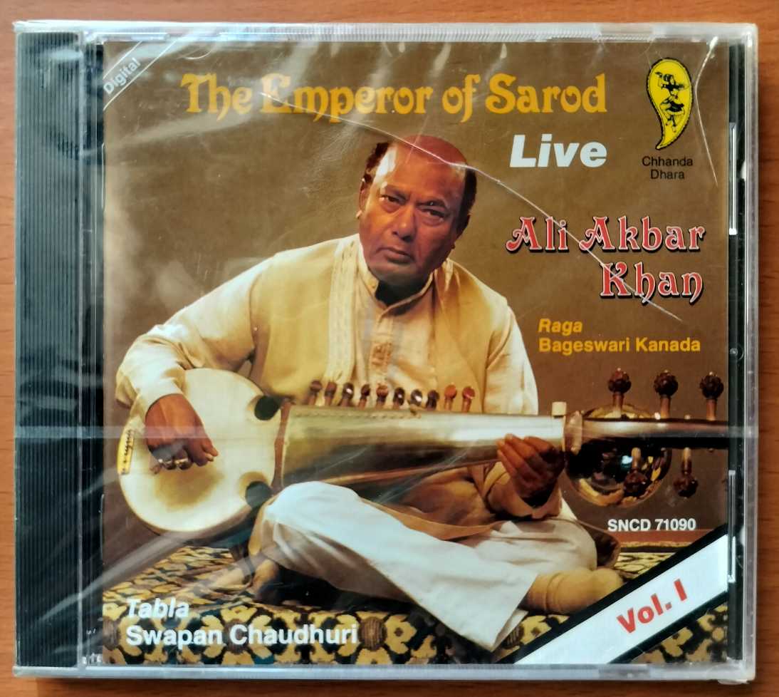 THE EMPEROR OF SAROD LIVE Ali Akbar Khan Imported Classical Audio Cd 
