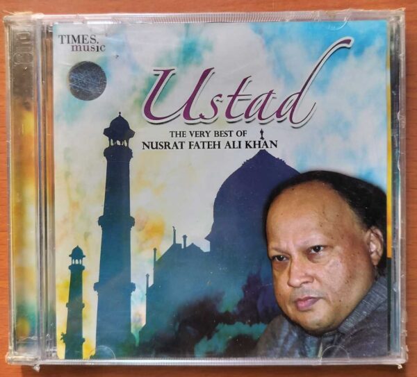 USTAD THE VERY BEST OF NUSRAT FATEH ALI KHAN - Hindustani Vocal 2CD Pack Audio Cd (FACTORY SEALED PACK)