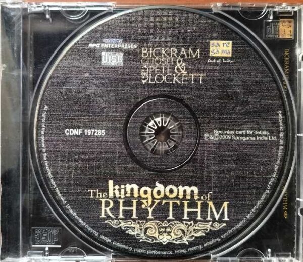 BICKRAM GHOSH & PETE LOCKETT THE KINGDOM OF RHYTHM - Indian Instrumental Audio Cd - Image 2