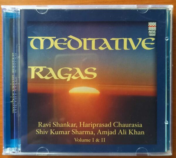 MEDITATIVE RAGAS VOL. 1 & 2  - Ravi Shankar & Amjad Ali Khan & Hariprasad Chaurasia Meditation 2CD Pack Audio Cd