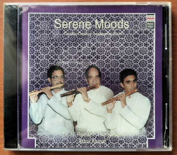 SERENE MOODS - DR. N. Ramani & Thiagarajan & Adhul Kumar Carnatic Classical Instrmental Audio Cd (FACTORY SEALED PACK)