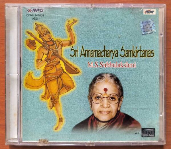 SRI ANNAMACHARYA SAMKIRTANAS - M.S. Subbulakshmi Carnatic Vocal Audio CD