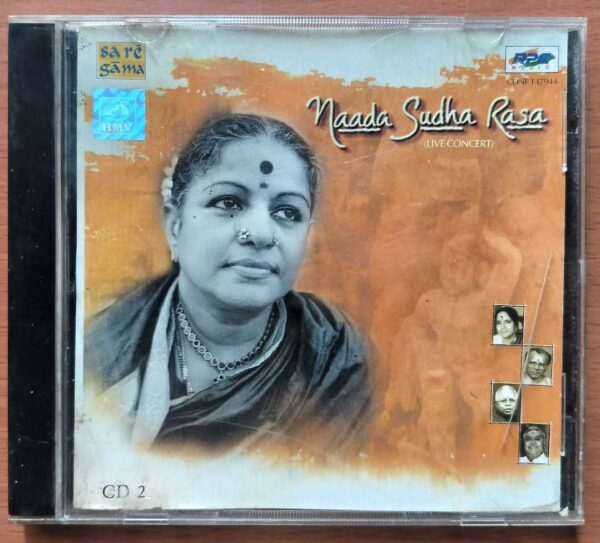 NAADA SUDHA RASA VOL. 2  - M.S. Subbulakshmi Carnatic Vocal Audio Cd