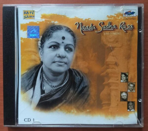 NAADA SUDHA RASA VOL. 1  - M.S. Subbulakshmi Carnatic Vocal Audio Cd