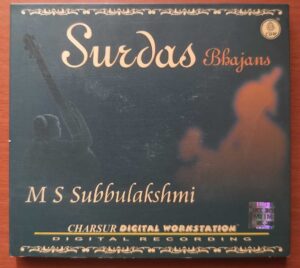 SURDAS BHAJANS - M.S. Subbulakshmi Devotional 2CD Pack Audio Cd