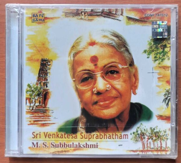 SRI VENKATESA SUPRABHATHAM - M.S. Subbulakshmi Devotional Audio Cd (FACTORY SEALED PACK)