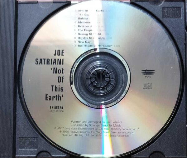 JOE SATRIANI NAT OF THIS EARTH - Imported Instrumental Audio Cd - Image 2