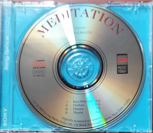 INDIAN MEDITATION MUSIC - Vanraj Bhatia Audio Cd - Image 2