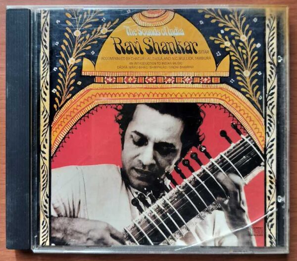 THE SOUNDS OF INDIA - Ravi Shankar Sitar Instrumental Audio Cd