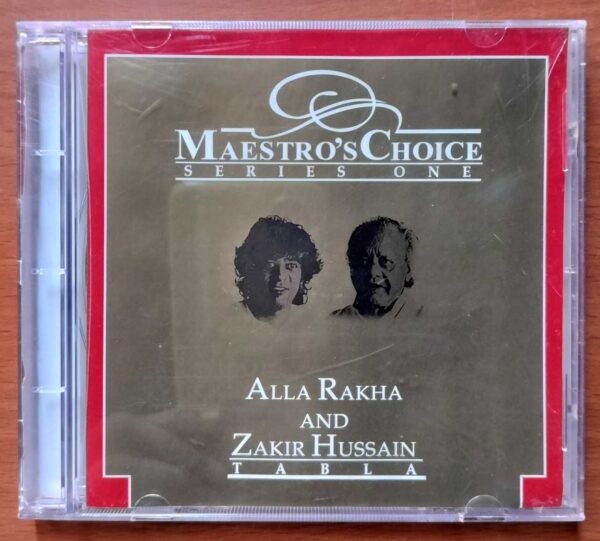 MAESTRO'S CHOICE SERIES ONE - Alla Rakha AND Zakir Hussain Tabla Instrumental Audio Cd