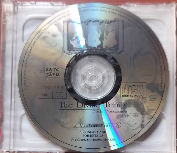 THE DIVINE TRINITY - Indian Carnatic Vocal Audio Cd - Image 2