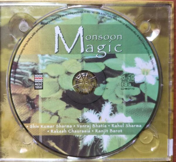 MONSOON MAGIC - Shiv Kumar Sharma & Vanraj Bhatia Instrumental Audio CD - Image 2