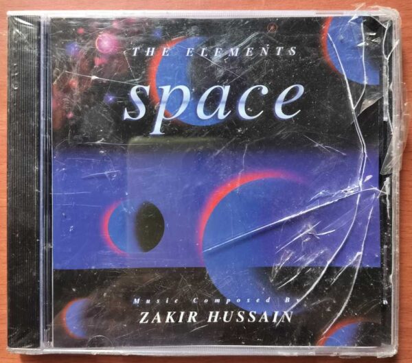 THE ELEMENTS SPACE - Zakir Hussain Instrumental Audio Cd (FACTORY SEALED PACK)