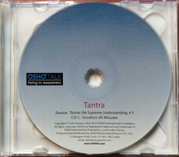 OSHO TALK TANTRA - Osho Living Awareness Audio Cd - Image 2