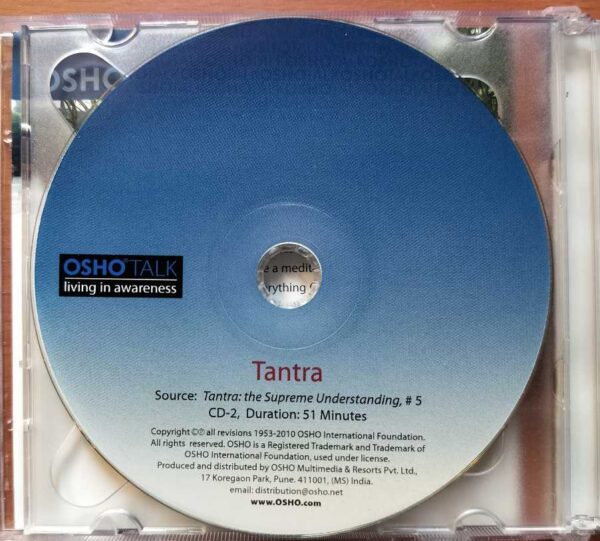 OSHO TALK TANTRA - Osho Living Awareness Audio Cd - Image 3