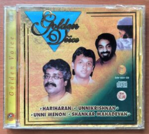 GOLDEN VOICE HARIHARAN / UNNIKRISHNAN / UNNI MENON - Imported Tamil Audio Cd