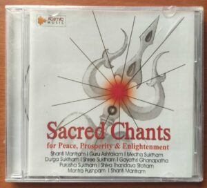 SACRED CHANTS FOR PEACE PROSPERITY & ENLIGHTENMENT - Indian Devotional Audio Cd (FACTORY SEALED PACK)