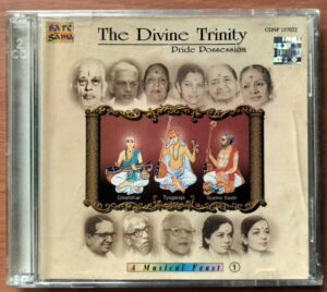 THE DIVINE TRINITY A MUSICAL FEAST - Indian Carnatic Vocal 2CD Pack Audio Cd