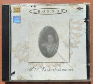LEGENDS - M.L. Vasanthakumari Carnatic Classical Audio Cd