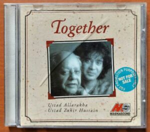 TOGETHER - Ustad Allarakba & Ustad Zakir Hussain Instrumental Audio Cd