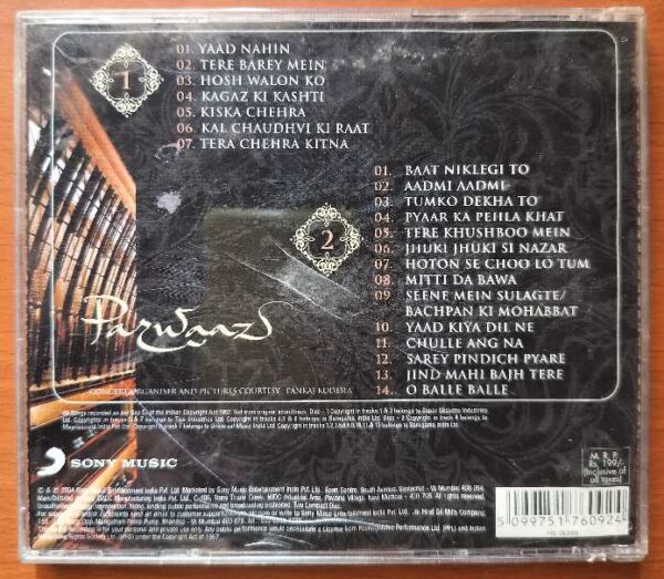 PARWAAZ LIVE AT THE ESPLANADE SINGAPORE - Jagjit Singh 2CD Pack Audio Cd - Image 4