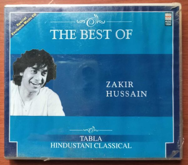 THE BEST OF ZAKIR HUSSAIN - Hindustani Classical Instrumental Audio Cd (FACTORY SEALED PACK)