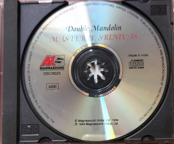 DOUBLE MANDOLIN MASTER U. SRINIVAS - Carnatic Classical Instrumental Music Audio Cd - Image 2