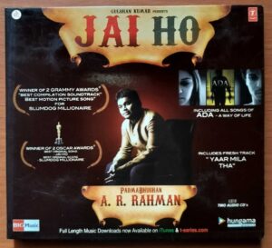 JAI HO - A.R. Rahman Hindi 2CD Pack Audio Cd