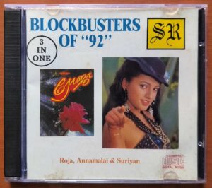 BLOCKBUSTERS OF 92 ROJA / ANNAMALAI / SURIYAN - Imported A.R. Rahman & Deva Tamil Audio Cd