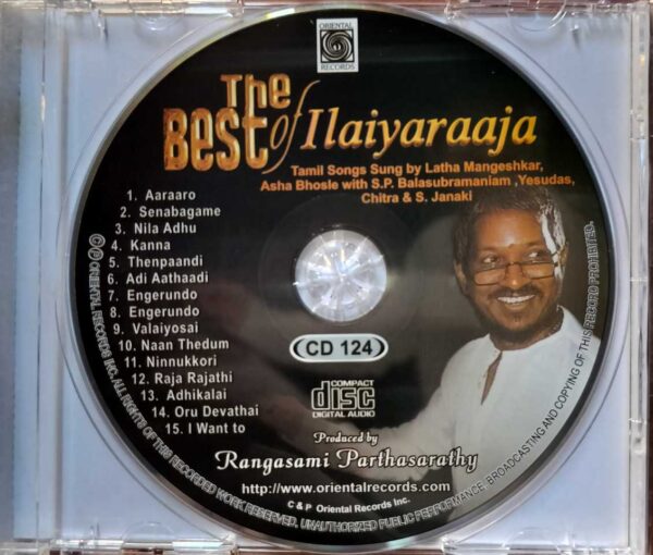 THE BEST OF ILAIYARAAJA - Ilayaraja Oriental Audio Cd - Image 2