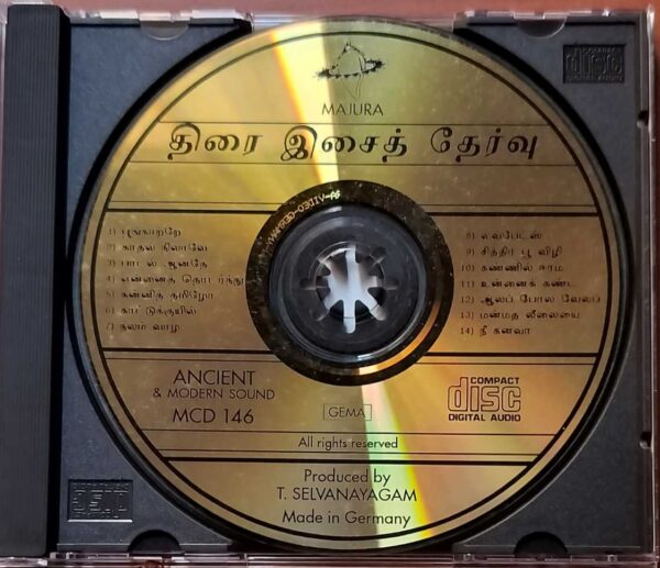 FILM HITS SELECTION - Imported Tamil Audio Cd (GERMANY EDITION) - Image 2