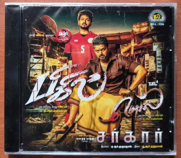 BIGIL / SARKAR / MERSAL - A.R. Rahman Imported Tamil Audio Cd (FACTORY SEALED PACK)