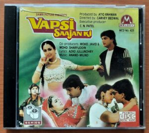 VAPSI SAAJAN KI - Imported Anand-Milind Venus Melody Audio Cd