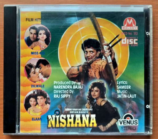 NISHANA - Imported Jatin Lalit Venus Melody Hindi Audio Cd