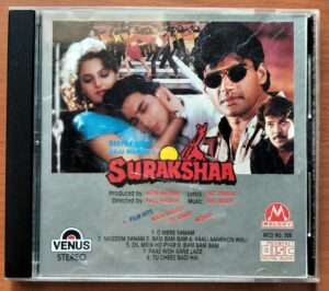 SURAKSHAA - Imported Anu Malik Venus Melody Hindi Audio Cd