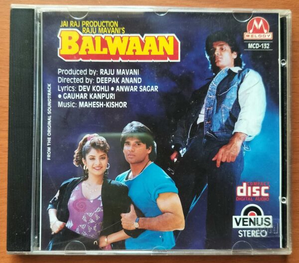 BALWAAN - Imported Mahesh Kishor Venus Melody Hindi Audio Cd