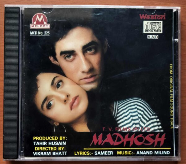 MADHOSH - Imported Anand Milind Venus Melody Hindi Audio Cd