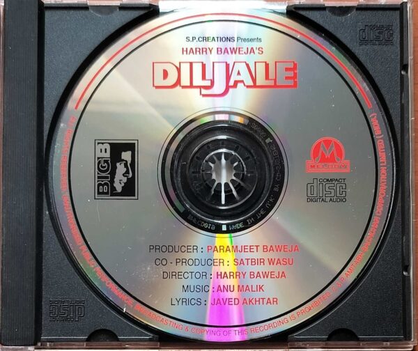 DILJALE - Imported Anu Malik Venus Melody Hindi Audio Cd - Image 2