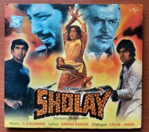SHOLAY - R.D. Burman Hindi Film Audio Cd