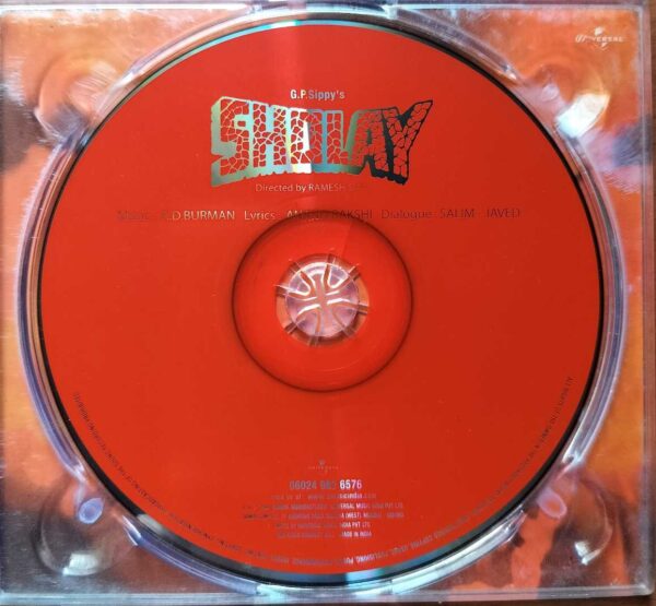 SHOLAY - R.D. Burman Hindi Film Audio Cd - Image 2