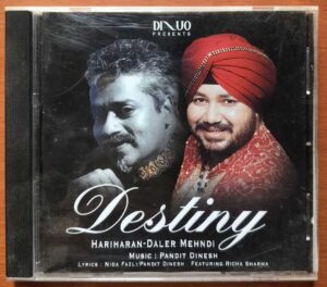 DESTINY - Harharan Daler Mehndi Pandit Dinesh Music Hindi Audio Cd