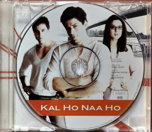 KAL HO NAA HO - Loy Mendonsa Hindi Film Audio CD - Image 2