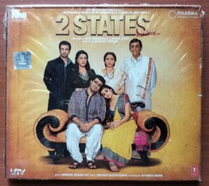 2 STATES - Shankar Ehsaan Loy Hindi Film Audio Cd (FACTORY SEALED PACK)