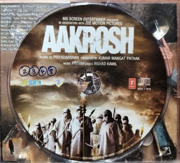 AAKROSH - Pritam Chakraborty Hindi Film Audio Cd - Image 2