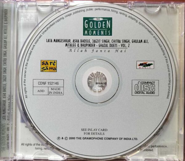 THE GOLDEN MOMENTS - Lata Mangeshkar & Asha Bhosle Hindi Audio Cd - Image 2