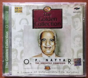 THE GOLDEN COLLECTION P NAYYAR - The Versatile Composer Melodies Hindi Audio Cd